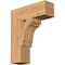 Ekena Millwork Merced Block Smooth Bracket, Western Red Cedar, 5 1/2"W x 18"D x 22"H BKT06X18X22MRC05SWR - alternate 1